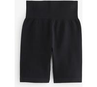 Next Black High Waist Ribbed Cycling Shorts Black Medium Regular