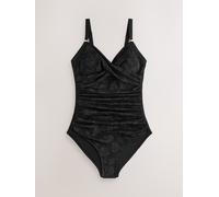 Next Black Lace Shaping Tummy Control Swimsuit