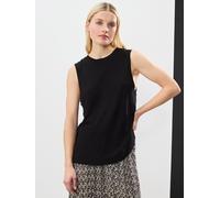 Next Black Linen Modal Soft Touch Sleeveless Crew Neck Tank Vest Top