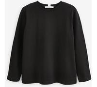 Next Black Long Sleeve Heavyweight Crew Neck T-Shirt