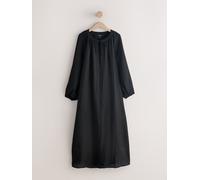 Next Black Long Sleeve Maxi Kaftan Black EU 38 (UK 10)