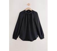 Next Black Long Sleeve V-Neck Blouse