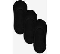 Next Black Low Cut Invisible Footsie Socks 3 Pack