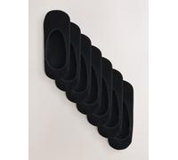 Next Black Low Cut Invisible Footsie Socks 7 Pack