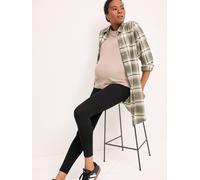 Next Black/Navy Blue Maternity Essential Leggings 2 Pack