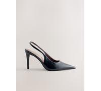 Next Black Point Toe Slingback Heels Black EU 40 (UK 6.5)