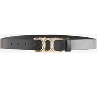 Next Black Regular Statement Buckle Leather Belt