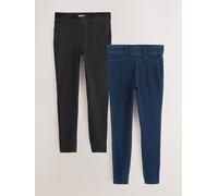 Next Black/Rinse Blue Full Length Jersey Denim Leggings 2 Pack
