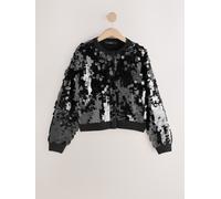 Next Black Sequin Knitted Cardigan
