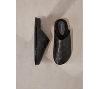 Next Black Signature Premium Leather Weave Footbed Mules Black 7 EU 41