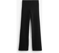 Next Black Smoothing Ponte Jersey Wide Leg Trousers