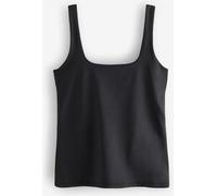 Next Black Soft Touch Slinky Scoop Neck Vest Top