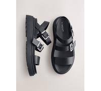 Next Black Standard/Wide Fit Chunky Buckled Sandals