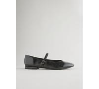 Next Black Standard/Wide Fit Round Toe Mary Jane Shoes Black EU 42 W (UK 8)