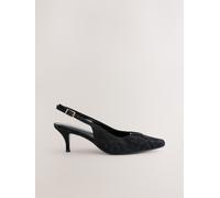 Next Escarpins à bride arrière noir, Taille 39