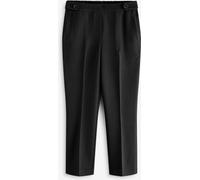 Next Black Tailored Elasticated Back Straight Leg Trousers