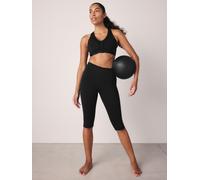 Next Black Tummy Control High Waisted Capri Length Sculpting Leggings