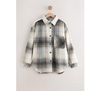 Next Black/White Check Polar Fleece Shacket Black/White Check M (EU 40-42)