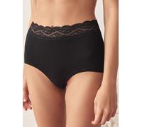 Next Black/White/Grey Full Brief Cotton and Lace Knickers 7 Pack
