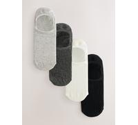 Next Black/White Invisible Socks 4 Pack