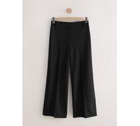 Next Black Wide Leg Tailored Trousers