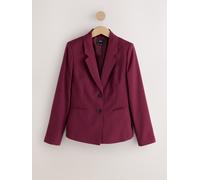 Next Blazer cintré à simple boutonnage rouge FR 50 (EU 48)