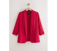 next Blazer décontracté à manches froncées rouge FR 40 Tall (EU 38 T)