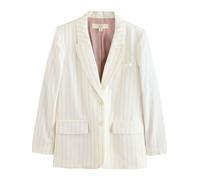 Next Blazer gris / blanc cassé, Taille 36