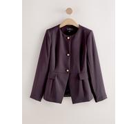 next Blazer sans col violet FR 52 (EU 50)