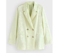 Next Blazer Tabitha Simmons X NEXT à double boutonnage en jacquard et lin