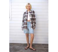 Next Bleach 100% Cotton Slouch Relax Denim Shorts Bleach 6