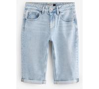 Next Bleach Knee Length Bermuda Denim Shorts Bleach EU 36 Petite (UK 8 P)