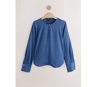 next Blouse à manches longues et col en V à enfiler bleu FR 44 (EU 42)