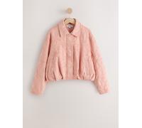 next Blouson aviateur brodé en Faux suède Rose XS (FR 36)