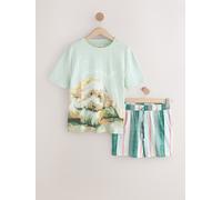 Next Blue Charlie The Cockapoo 100% Cotton Short Set Pyjamas