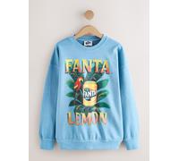 Next Blue Fanta Lemon Washed Sweatshirt
