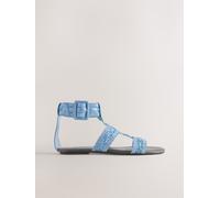 Next Blue Forever Comfort Raffia Gladiators Sandals