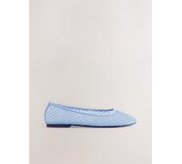 Next Blue Forever Comfort Round Toe Mesh Ballerina Flats Blue EU 41 (UK 7)