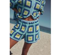 Next Blue/Green Summer Crochet Shorts Blue/Green M (EU 40-42)