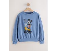 Next Sweat-shirt 'Mickey Mouse' bleu roi / curry / noir / blanc naturel, Taille XXL-XXXL