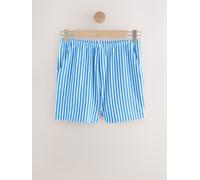 Next Blue/Navy Textured Striped Summer Beach Shorts Blue/Navy S (EU 36-38)