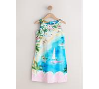 Next Robe d’été azur / vert / menthe / rose, Taille 50