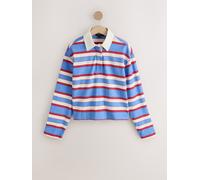 Next Blue/Red Stripe Collared Long Sleeve Rugby Top Blue/Red Stripe XXL (EU 48-50)