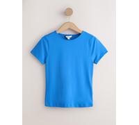 Next Blue Soft Touch Slinky Crew Neck Short Sleeve T-Shirt