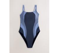 Next Blue Tummy Control Active Scoop Swimsuit