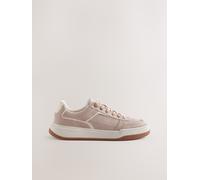 Next Blush Pink Forever Comfort Panelled Retro Lace-Up Trainers