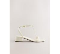 Next Bone Extra Wide Fit Forever Comfort Low Block Strappy Sandals