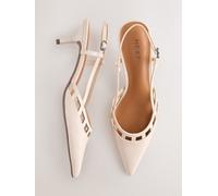 Next Bone Forever Comfort Harness Slingback Heels Bone EU 40 W (UK 6.5)