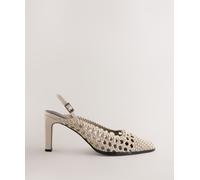 Next Bone Forever Comfort Weave Slingback Heels Bone EU 37 (UK 4)