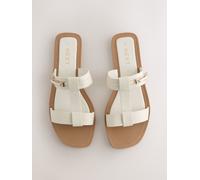 Next Bone Standard/Wide Fit Buckle Trim Sandals